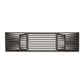 Gloaming - Outdoor Bench With Slat Design And Triangular Base - Dark Gray