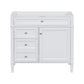 Bathroom Vanity With 2 Drawers And Tip-Out Drawer, Storage Cabinet