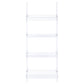 Cimarron - Ladder Bookcase With 4 Shelves - Clear
