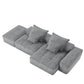 Modern Oversized, Modular Sectional Sofa With Pillows