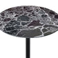 Orbit - 15.5" End Table With Height Adjustable Marble Textured Top