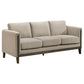 Fisher - Upholstered Panel Arm Sofa - Taupe