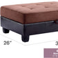 Stylish Storage Contemporary Ottoman