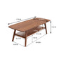 Low Coffee Table With Storage Shelf