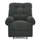 Manual Recliner, Padded Footrest