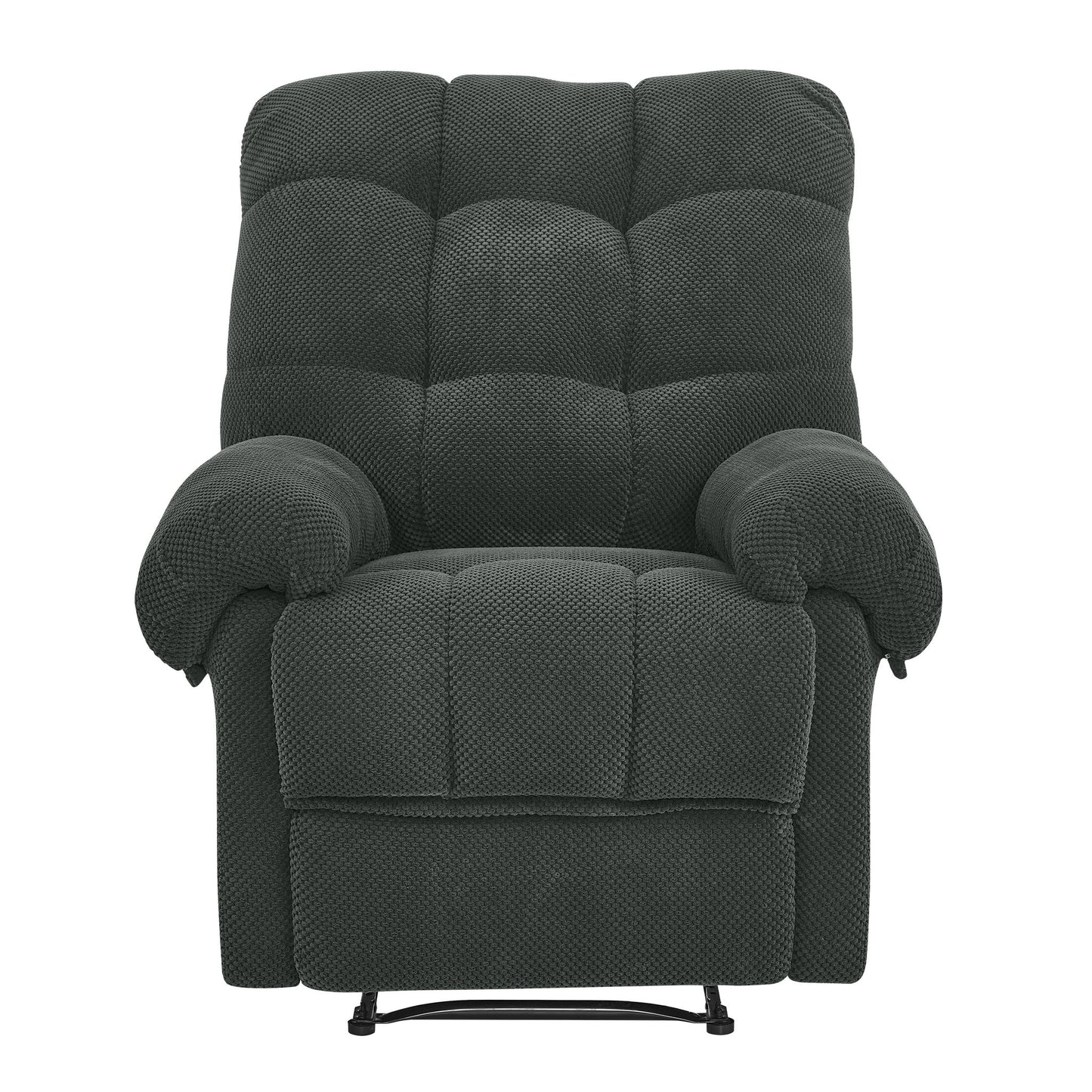 Manual Recliner, Padded Footrest