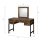 Juvanth - Rustic Vanity Desk Mirror - Oak
