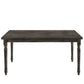 Claudia II - Weathered Dining Table - Gray