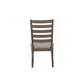 Side Dining Chair With Ladder Back (Set of 2) - Gray