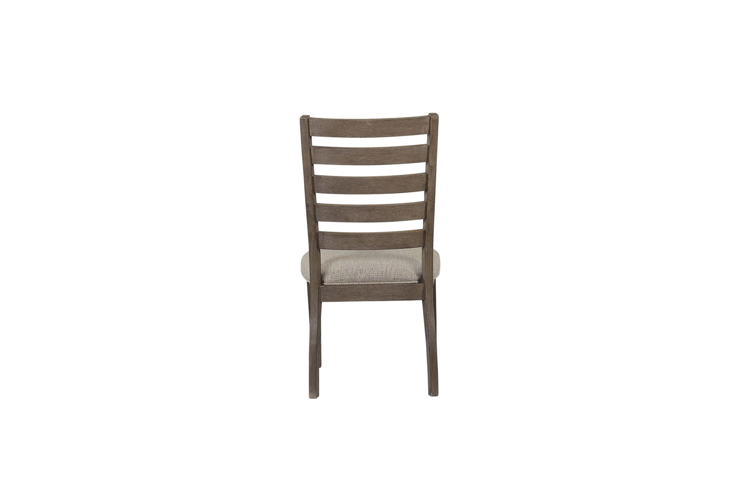 Side Dining Chair With Ladder Back (Set of 2) - Gray