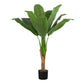 43" Tall, Artificial Plant, Banana Tree, Indoor, Faux, Fake, Floor, Greenery, Potted, Real Touch, Decorative - Green / Black