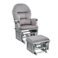 Madison - Glider And Ottoman - Gray