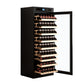 Intelligent Temperature Controlled Multi Tiered Grape Wine Cabinet - Black