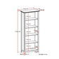 Amherst - 5 Shelf Bookcase, Handcrafted