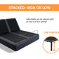 Queen Size Adjustable Bed Frame With Voice Activated Controls - Black