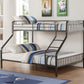 Caius - Twin Long Queen Bunk Bed - Gun
