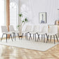 Modern Medieval Style Restaurant Cushioned Chairs With Suede Backrests