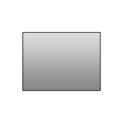 Rectangular Framed Bathroom Wall Mirror, Horizontal Or Vertical Mount