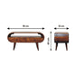 Solid Wood Circular TV Stand