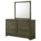 Sundance - 6 Drawer Dresser With Mirror - Dark Coffee