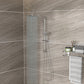 Shower System With 5 Function Rain Hand Shower And Slide Bar Combo