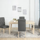 Amonia - 5 Piece Dining Set, Turned-Leg Dining Table With 4 Tufted Chairs - Beige Brown