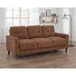 Heather - Track Arm Tufted Sofa - Rust