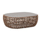 Willow - Oval Woven Patio Coffee Table, Wicker Frame