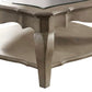 Chelmsford - Clear Glass Coffee Table - Taupe