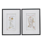 Wall Arts (Set of 2) - Black White