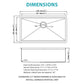 Stainless Steel Undermount Kitchen Sink With Workstation