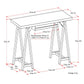 Sawhorse - Handcrafted Desk