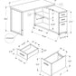Computer Desk, Home Office, Corner, Left, Right Set - Up, Storage Drawers, L Shape, Laptop, And Contemporary & Modern