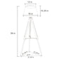 Hannah - Floor Lamp With Tripod Base - Gray