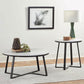 Melisa - 2 Piece Coffee And End Table Set - White Marble