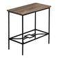 Accent Side Table, Narrow, Small, 2 Tier, Elegant Design