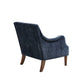 Button Tufted Accent Chair Vintage Style