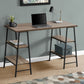 Computer Desk For Home Office, Storage Shelves, Industrial Design