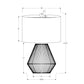 Lighting, Table Lamp, Rope, Resin, Transitional - Brown