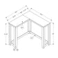 Corner Accent Console Table For Entryway, Contemporary & Modern - Cherry