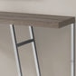 Accent Console Table For Entryway, Durable Construction - Taupe