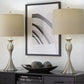 Ashland - Contemporary Table Lamp (Set of 2) - Nickel / Light Gray