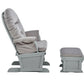 Madison - Glider And Ottoman - Gray