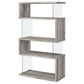 Elias - 4 Shelf Bookshelf With Zigzag Design