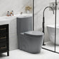 1 Piece Toilet With Tornado Flush, Dual Flush, And ADA Height Comfort Chair