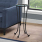 Accent Side Table, Plant Stand, Round, Contemporary & Modern - Black