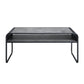 Raziela - Concrete Coffee Table - Black / Gray