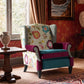 Anya - Wingback Accent Arm Chair - Blue