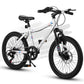 S20101 20" Kids' Bike, Boys Girls Mountain Bike Ages 8-12, 7 Speed Teenager Children Kids' Bicycles, Front Suspension Disc Brake Rear V-Brake, High Steel Frame