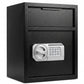 Safe With Drop Slot For Cash Deposits, Multi Scene Safe For Office - Black